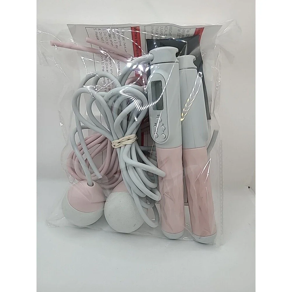 NEW Jump Rope Digital Weighted Handle Workout Jumping Rope with Calorie Counter - Picture 1 of 5